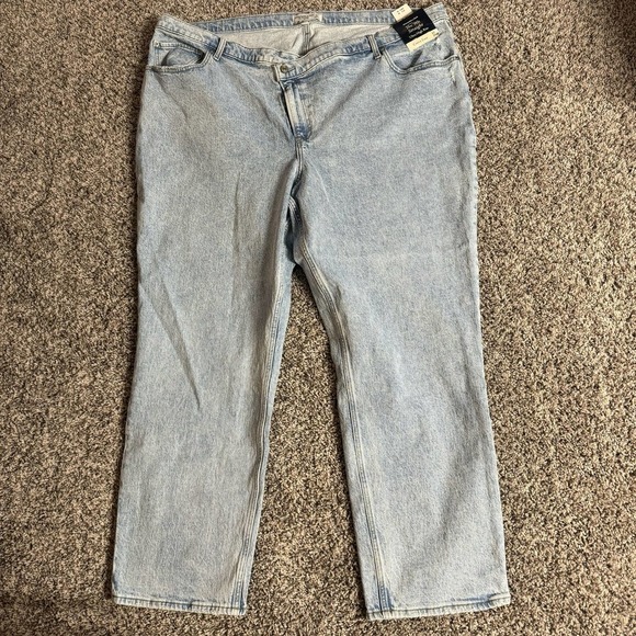 Abercrombie & Fitch Denim - A&F The 90s Straight Ultra High Rise Curve Love Size 24/37